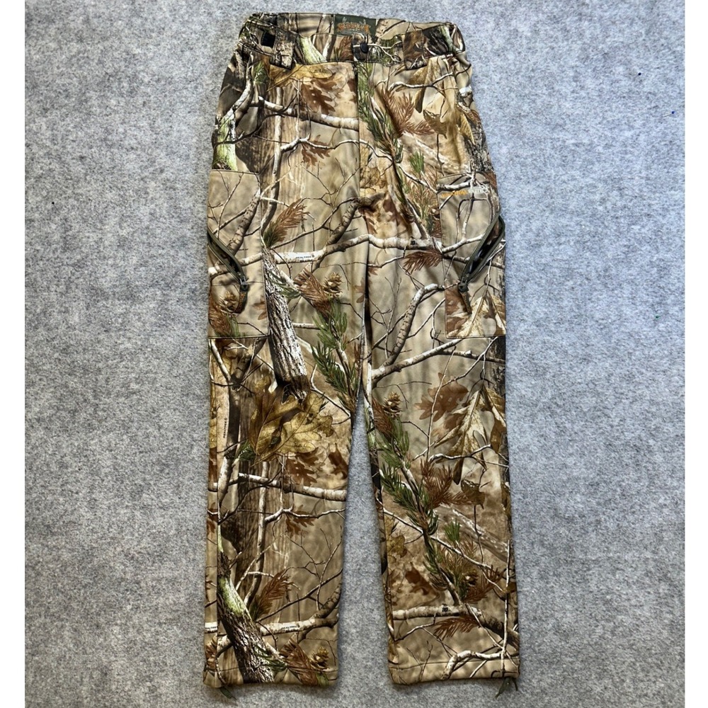 ScentLok Hunting Pants Mens Medium Realtree AP HD Camo Cargo Odor Tech 7325-040